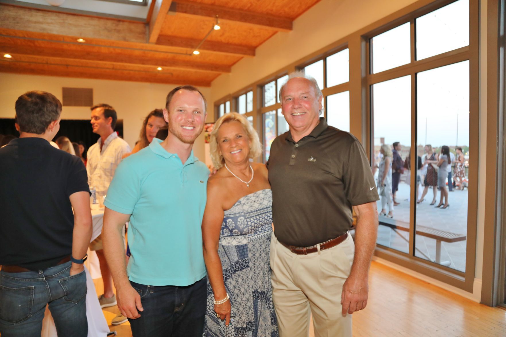 Jim Kelly, Liz and Pat Kelley